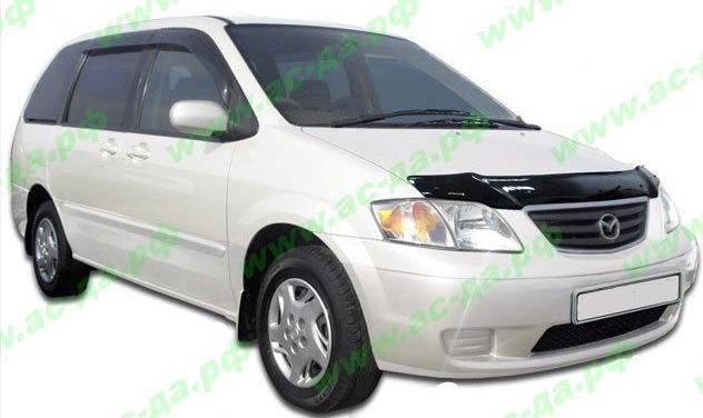 дефлектор капота mazda mpv 1999-2002